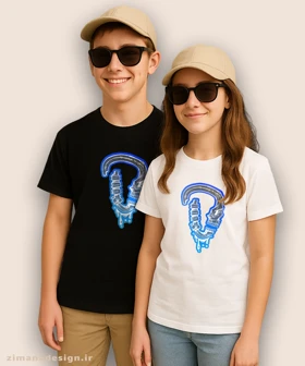 تیشرت بچگانه طرح قلاب کوهنوردی کد 1067