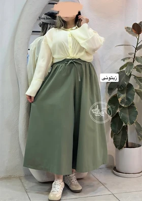 شلوار لینن دلسا