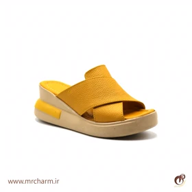 صندل لژدار زنانه تمام چرم mrc2119-09