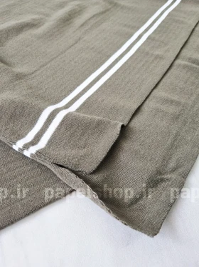 ست بافت یقه گرد و شلوار بگ طرح پایین دوخط
