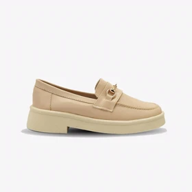 کفش کالج زنانه مدل Flat shoes-0080_black/creme
