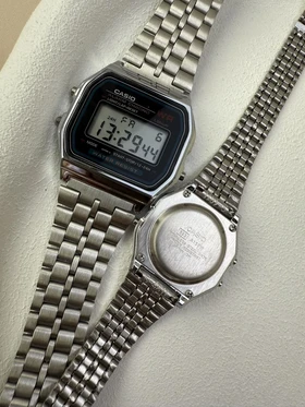 کاسیو نوستالژی نقره ای casio A159W