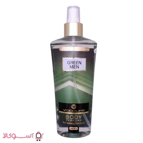 بادی اسپلش مردانه وودلایک مدل green men حجم 250 میل