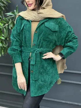 مانتو کبریتی دو جیب