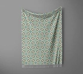 شال مبل ریش دار sofa shawl 251