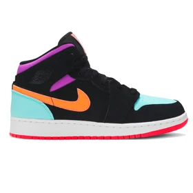 کفش نایک ایر جردن وان ساق‌دار لنگه به لنگه Nike Air Jordan 1 High Mismatch