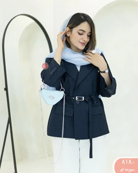 کت کمربندپانچی 8180