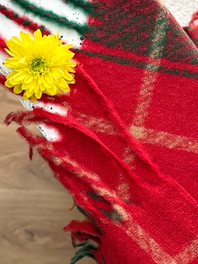 شال موهر چهارخونه 20667