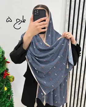 شال پلیسه برشکا طرحدار وارداتی 4048