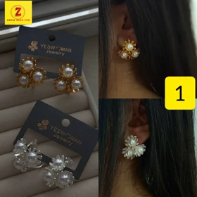 گوشواره بزرگ فانتزی زنانه دفرمه