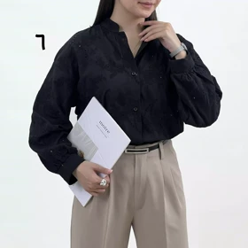 شومیز یقه فرنچ 1008631