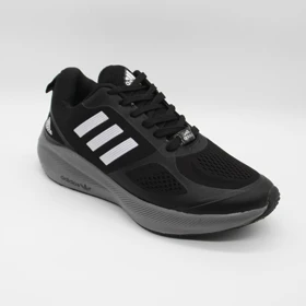 کتانی آدیداس مشکی طوسی کد 5278