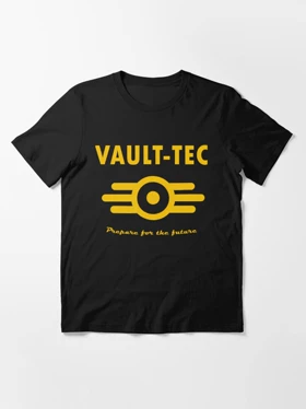 تیشرت طرح فال اوت Vault-Tec Logo Essential T-Shirt