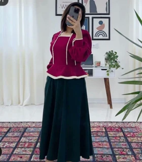 شومیز و دامن گلبهار