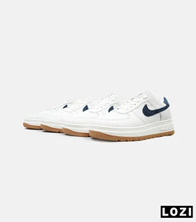 کفش کتانی مردانه و زنانه سفید سرمه ای نایک NIKE AIR FORCE