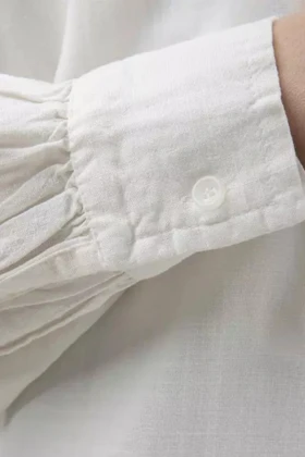 شومیز مانتویی سرشانه افتاده