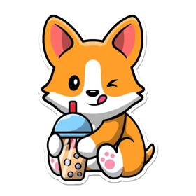 استیکر پارچه و لباس پاد آفرین مدل روباه کد 14 ad