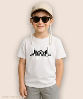 تیشرت بچگانه اصیل ایرانی طرح تخت جمشید کد 998