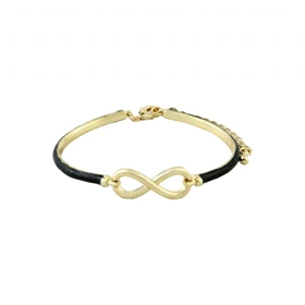 دستبند زنانه طرح بینهایت فلزی