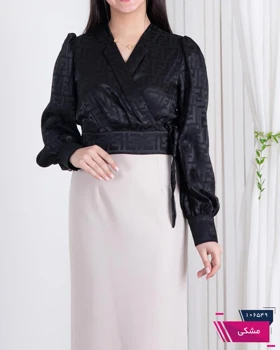 نیم‌تنه ساتن چپ و راستی DIANA_FENDI