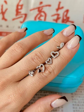 پیرسینگ گوش قلبی