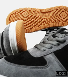 کفش کتانی مردانه و زنانه طوسی مشکی NIKE AIR FORCE