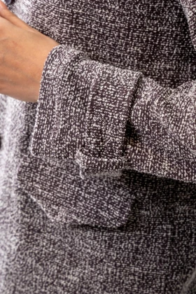 پالتو کوتاه جیب‌دار زنانه