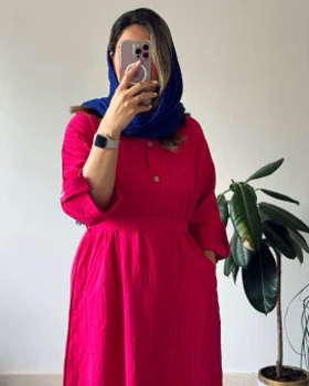 پیراهن مانتویی پردیس