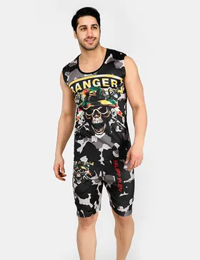 ست رکابی و شلوارک مردانه Philipp Plein