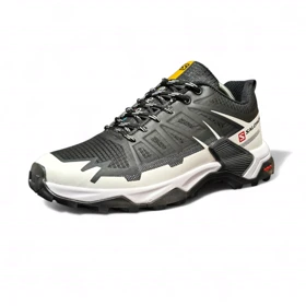 کتانی روزمره و طبیعتگردی سالامون مشکی سفید