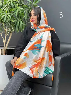 شال آبرنگی حریرنخ 3086