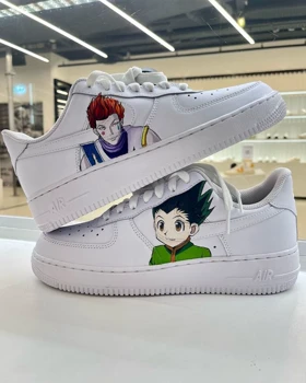 کفش اسپرت Hunter X Hunter کاستوم کتانی انیمه هانتر ایکس هانتر ایرفورس نایک nike air force کد 80999