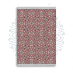 *جدید* فرشینه از جنس پارچه شانل مخمل ترک طرح فانتزی برند دفه کد 2420