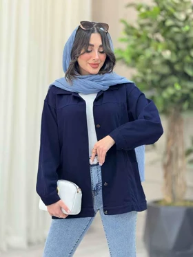 مانتو برش‌دار جیب پایین