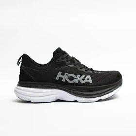 کتانی هوکا سفید و مشکی مدل 8 hoka bondi کد 271401
