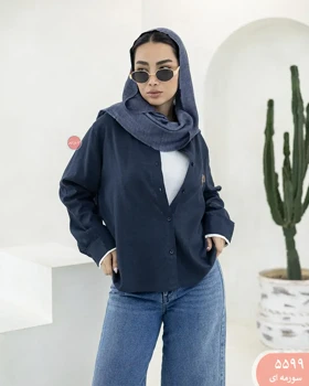 شومیز لینن گلدوزی 5599