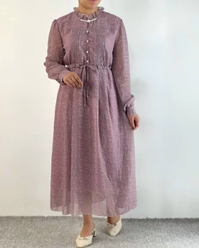 پیراهن حریر بلند کد 5034