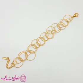 دستبند زنانه ژوپینگ مدل حلقه های تودرتو