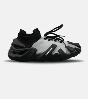 کفش کتانی مردانه سفید مشکی BALENCIAGA مدل 8975