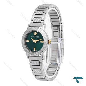 ساعت ورساچه Petit زنانه نقره ای صفحه سبز Versace-6358-L