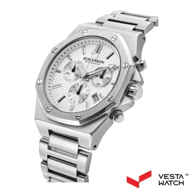 ساعت مچی مردانه رومانسون ROMANSONمدل AM0003HMWWA12W-W