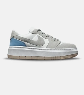 کفش مردانه و زنانه سفید طوسی آبی NIKE AIR FORCE مدل 8327