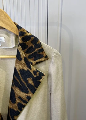 کت یقه پلنگی