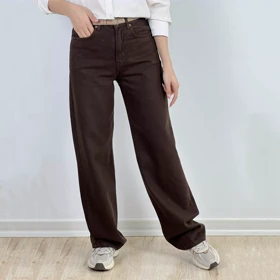 شلوار جین نیم بگ 1007783