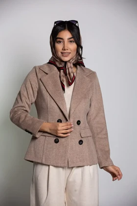 پالتو کت چهار دکمه جناقی