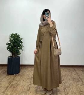 مانتو بلند شانتون صحرا 4