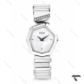 ساعت دیور Gem Dior زنانه سیلور صفحه سفید صدفی Dior-10763-L