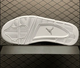 کتانی جردن 4 کرم رترو اصل ساق‌دار Nike air jordan 4