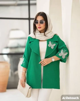 کت پاییزه مجلسی کار شده