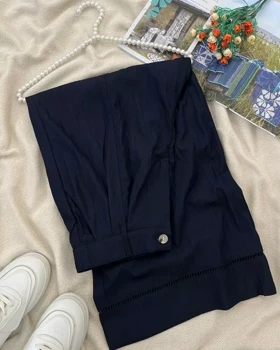 شلوار دامنی جین کاغذی کد 5413